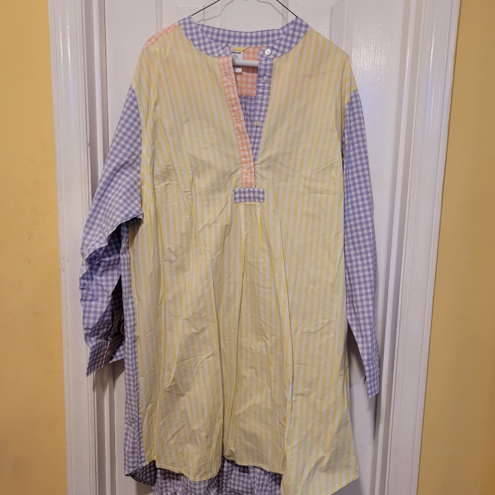 Land's end multiple color pj shirt